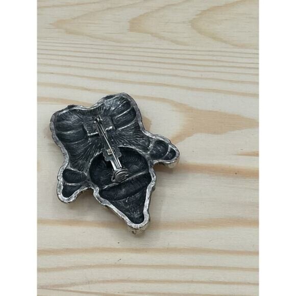 Santa Claus Pewter Brooch Pin - Picture 5 of 8